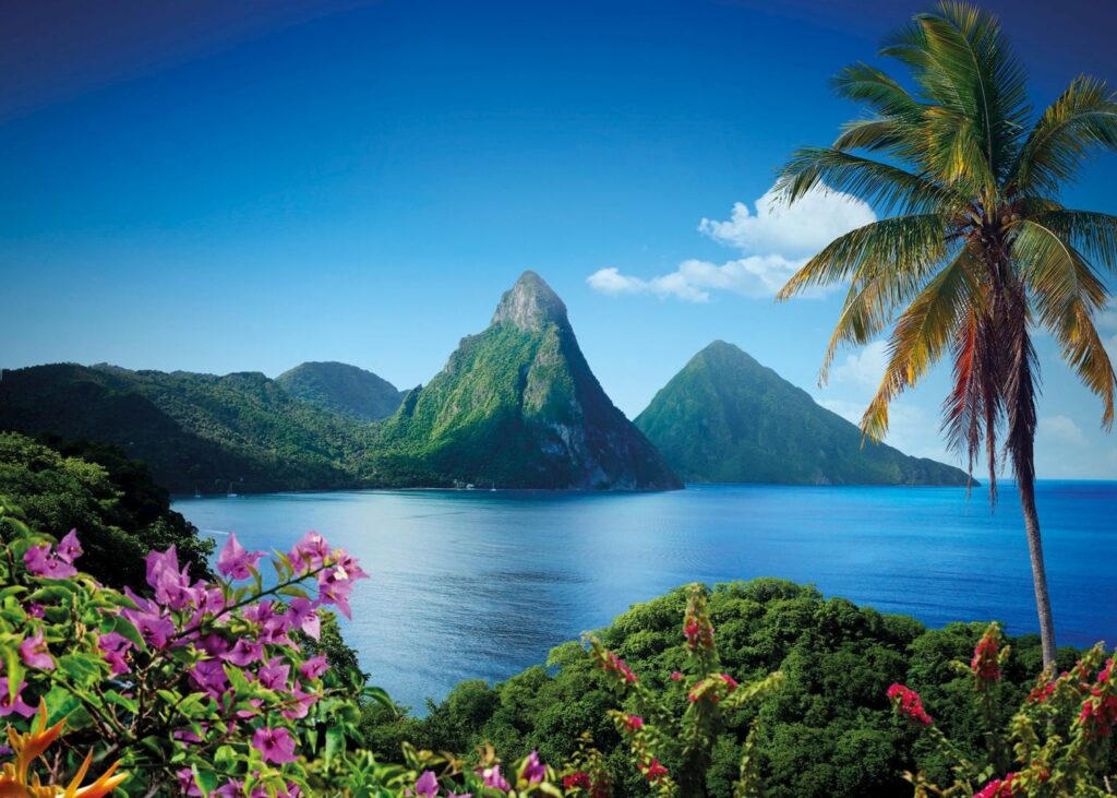 Pitons in St Lucia